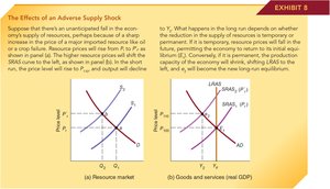 Effects of an Adverse Supply Shock (Resource Market)