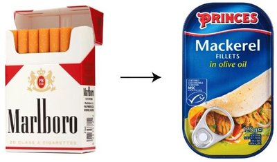 Cigarettes and mackerel cans as prison money