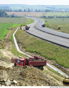 Photo of highway construction, illustrating government infrastructure spending