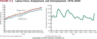 Labour Force, Employment, and Unemployment, 1976–2020