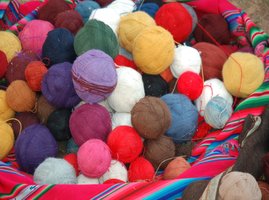 Basket of yarn balls representing resources and specialization