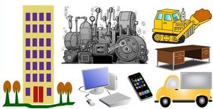 Business assets illustration