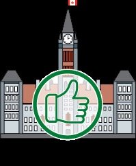 Government success icon