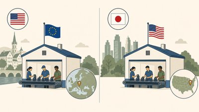 Illustration of domestic and foreign production for GDP