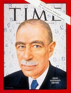 TIME magazine cover featuring John Maynard Keynes