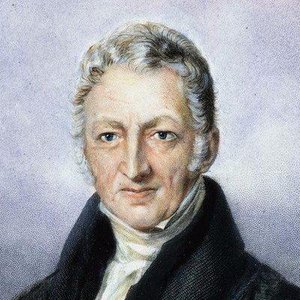 Portrait of Thomas Malthus, proponent of classical growth theory