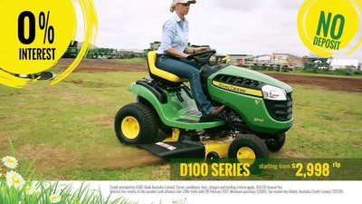 Advertisement for 0% interest on a durable good, illustrating the effect of interest rates on investment and consumption