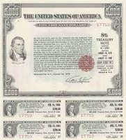 Example of a U.S. government bond certificate