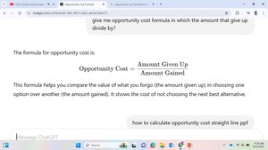 Opportunity cost formula