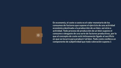 Concepto de costo en economía