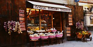 Market storefront, representing market institutions