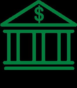 Commercial bank icon