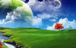Free goods: sunlight, river water, air