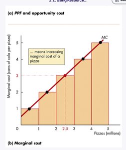 Marginal cost curve