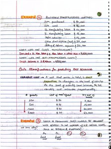 Variable Cost Example