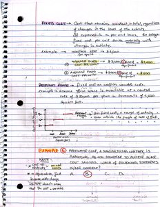 Fixed Cost Example