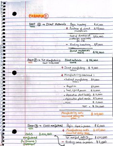 COGM Calculation Example