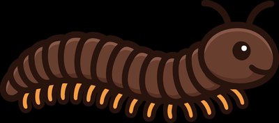 Millipede for 'milli-' (thousand)