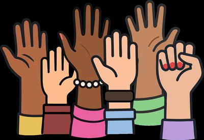 Many hands for 'multi-' (many)