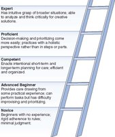 Benner's Novice to Expert ladder