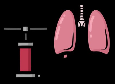 Lungs with pump