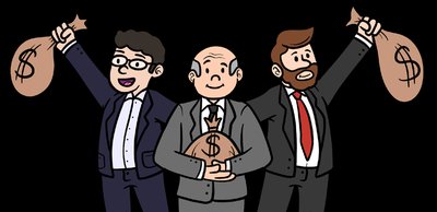 Oligarchy cartoon for olig/o