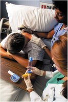 Chest percussion therapy for cystic fibrosis