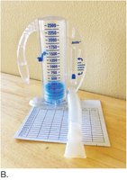 Incentive spirometer device