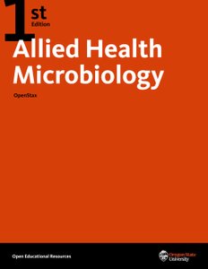 Allied Health Microbiology textbook cover