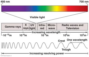 Electromagnetic spectrum and visible light