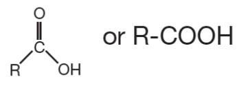Carboxyl group structure