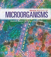 Brock Biology of Microorganisms textbook cover