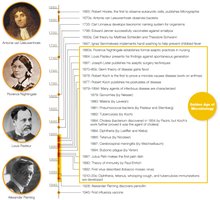 Timeline of early microbiology events