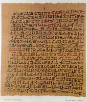 Ebers Papyrus, an ancient Egyptian medical text