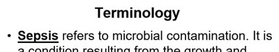 Terminology definitions slide