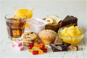High sugar and processed foods