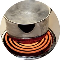 Boiling water for disinfection