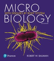 Textbook cover: Microbiology with Diseases by Body System