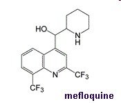 Mefloquine chemical structure