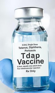 Tdap vaccine vial