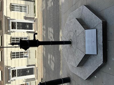 Historic water pump related to cholera outbreak