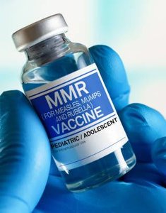 MMR vaccine vial