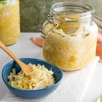 Sauerkraut fermentation