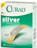 Silver-impregnated wound dressing as an example of heavy metal antimicrobial use