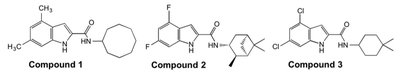 Chemical structures of new antimicrobial compounds