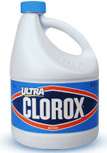 Clorox bleach (sodium hypochlorite)