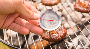Measuring cooking temperature for food safety
