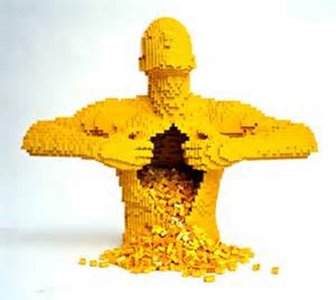 LEGO block analogy for cells as building blocks of organisms