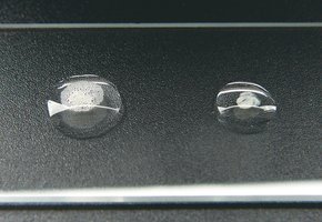 Catalase test showing O2 bubbles