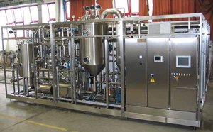 Juice pasteurization unit